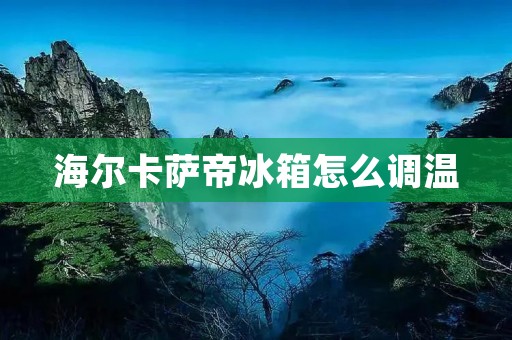 海尔卡萨帝冰箱怎么调温 海尔卡萨帝冰箱怎么调温