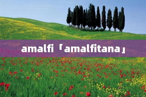 amalfi「amalfitana」