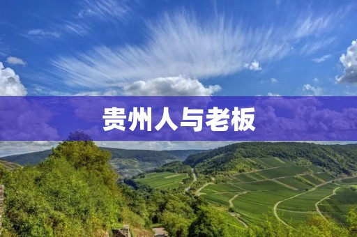 贵州人与老板：如何建立和谐的职场关系