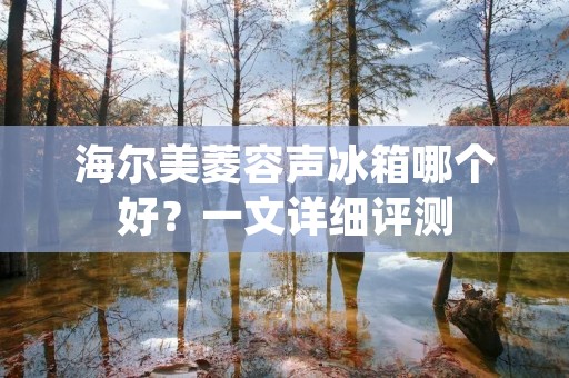 海尔美菱容声冰箱哪个好?一文详细评测 海尔美菱容声冰箱哪个好?一文详细评测