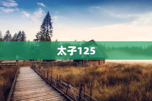 太子125：开创经典，时尚与性能的完美结合