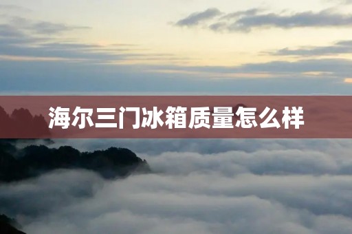 海尔三门冰箱质量怎么样 海尔三门冰箱质量怎么样