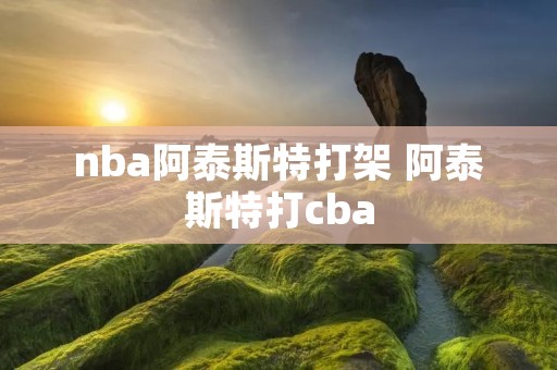 nba阿泰斯特打架 阿泰斯特打cba
