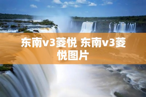 东南v3菱悦 东南v3菱悦图片