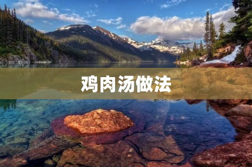 鸡肉汤做法：鲜香美味，滋补养生