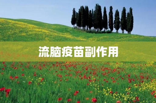 流脑疫苗副作用:了解与预防
