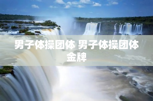 男子体操团体 男子体操团体金牌