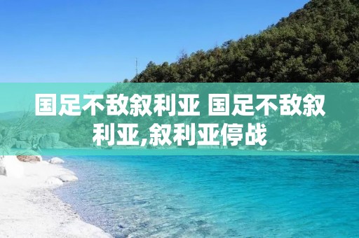 国足不敌叙利亚 国足不敌叙利亚,叙利亚停战
