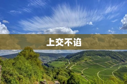 上交不谄：以真诚为本，追求卓越的网络编辑