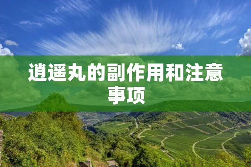 逍遥丸的副作用和注意事项