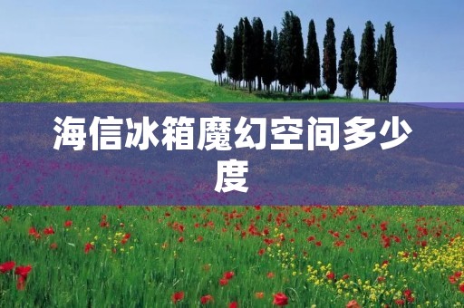 海信冰箱魔幻空间多少度