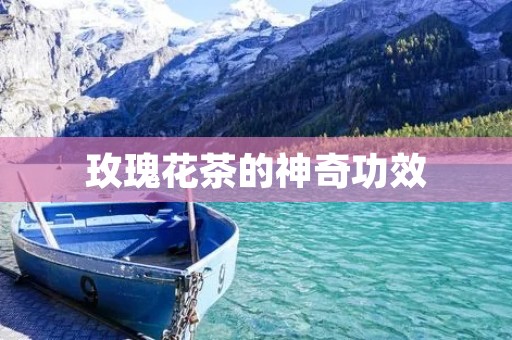 玫瑰花茶的神奇功效:美容养颜、抗氧化、舒缓压力等