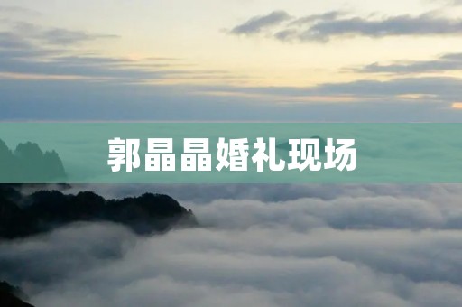 郭晶晶婚礼现场：浪漫唯美，令人陶醉的爱之盛宴