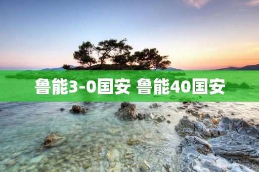 鲁能3-0国安 鲁能40国安