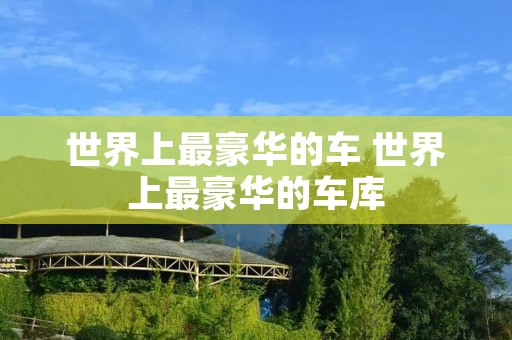 世界上最豪华的车 世界上最豪华的** 世界上最豪华的车 世界上最豪华的**