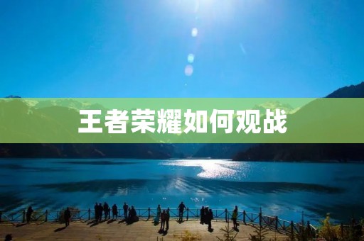 王者荣耀如何观战：提升游戏技巧与策略的有效途径