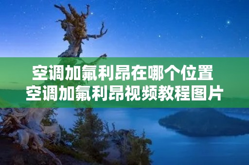 空调加氟利昂在哪个位置 空调加氟利昂视频教程图片 空调加氟利昂在哪个位置 空调加氟利昂视频教程图片