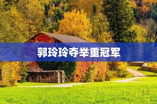 郭玲玲夺举重冠军：勇气与毅力的完美结合