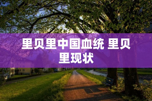 里贝里中国血统 里贝里现状