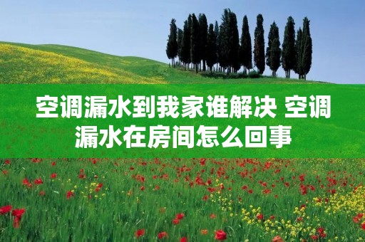 空调漏水到我家谁解决 空调漏水在房间怎么回事