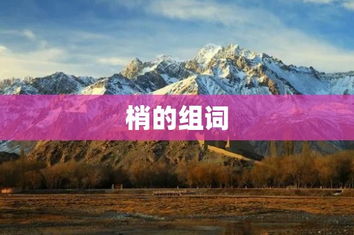 梢的组词：梢枝、梢头、梢高、梢远、梢长、梢状、梢梢、梢云、梢尖、梢凉、梢针、梢腿、梢翅、梢翘、梢子、梢脑、梢眼、梢触、梢舌、梢脚、梢腰、梢衣、梢舞、梢骨、梢身、梢影、梢相、梢风、梢问、梢泪、梢情、梢情、梢丝、梢谁、梢思、梢意、梢深、梢梦、梢雨、梢天、梢思、梢情、梢味、梢香、梢风、梢眉、梢人、梢物、梢声、梢音、梢呼、梢鸣、梢韵、梢赞、梢崇、梢叹、梢忆、梢怀、梢感、梢情、梢念、梢思、梢忖、梢悟、梢悔、梢悦、梢悲、梢怨、梢怒、梢喜、梢乐、梢嗔、梢嚣、梢嚷、梢哭、梢笑、梢咏、梢啼、梢叫、梢呼、梢唤、梢唱