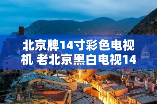 北京牌14寸彩色电视机 老北京黑白电视14寸