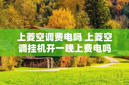 上菱空调费电吗 上菱空调挂机开一晚上费电吗