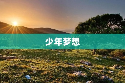 少年梦想：追寻内心的火焰