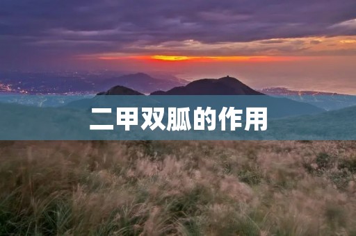二甲双胍的作用