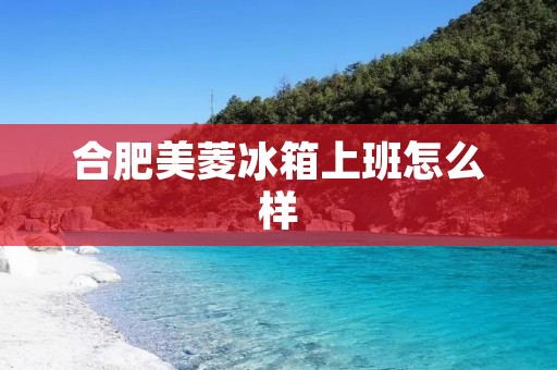 合肥美菱冰箱上班怎么样:职场环境与个人成长的综合体验 合肥美菱冰箱上班怎么样:职场环境与个人成长的综合体验