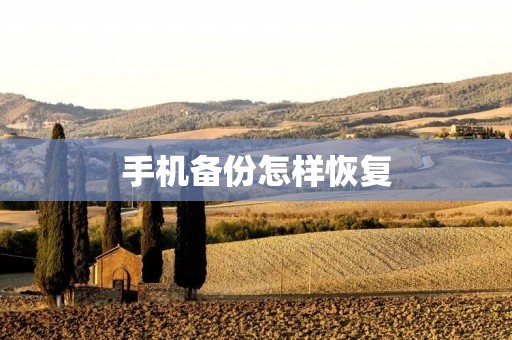 手机备份怎样恢复:详细解决方案及步骤指导