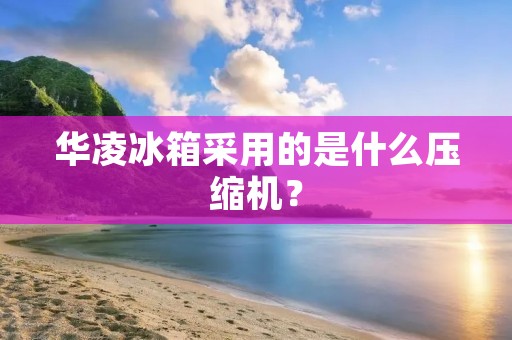 华凌冰箱采用的是什么压缩机? 华凌冰箱采用的是什么压缩机?