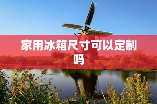 家用冰箱尺寸可以定制吗