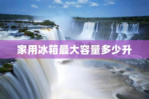 家用冰箱最大容量多少升