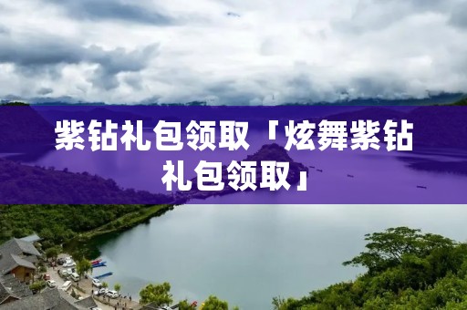 紫钻礼包领取「炫舞紫钻礼包领取」