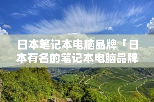 日本笔记本电脑品牌「日本有名的笔记本电脑品牌」