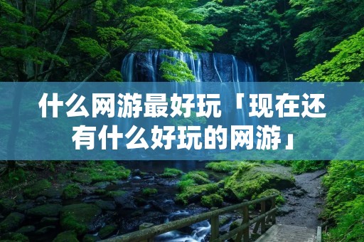 什么网游最好玩「现在还有什么好玩的网游」 什么网游最好玩「现在还有什么好玩的网游」
