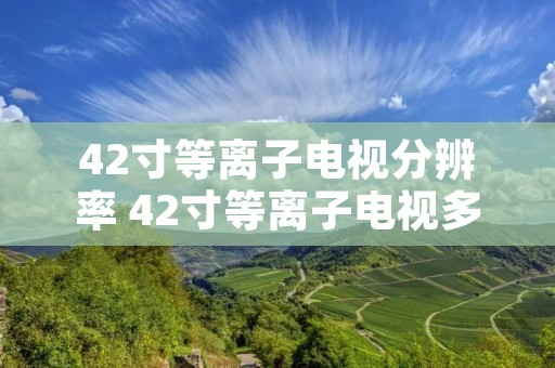 42寸等离子电视分辨率 42寸等离子电视多少瓦