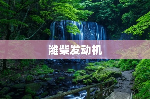 潍柴发动机:高品质动力引擎的不二之选 潍柴发动机:高品质动力引擎的不二之选