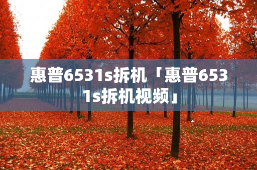 惠普6531s拆机「惠普6531s拆机视频」 惠普6531s拆机「惠普6531s拆机视频」
