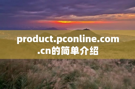 product.pconline.com.cn的简单介绍 product.pconline.com.cn的简单介绍