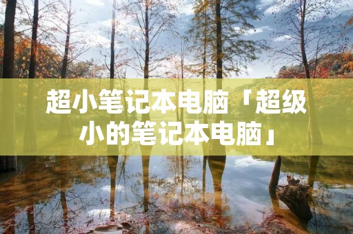 超小笔记本电脑「超级小的笔记本电脑」