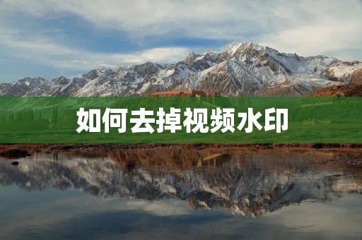 如何去掉视频水印:轻松消除干扰,享受纯净观影体验