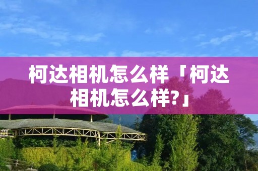 柯达相机怎么样「柯达相机怎么样?」 柯达相机怎么样「柯达相机怎么样?」
