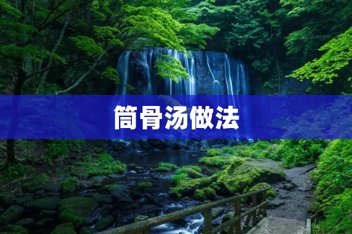 筒骨汤做法:滋补养生的美味佳肴 筒骨汤做法:滋补养生的美味佳肴
