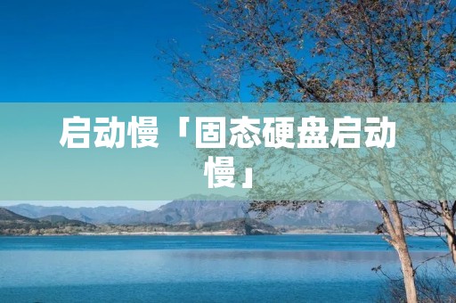 启动慢「固态硬盘启动慢」