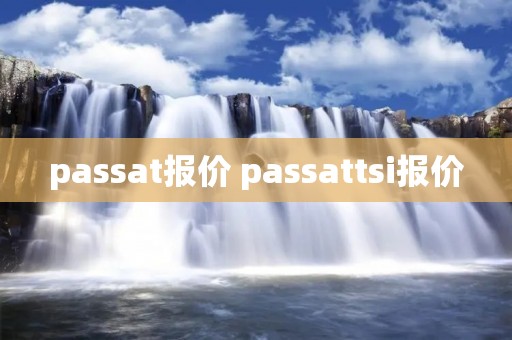 passat报价 passattsi报价 passat报价 passattsi报价