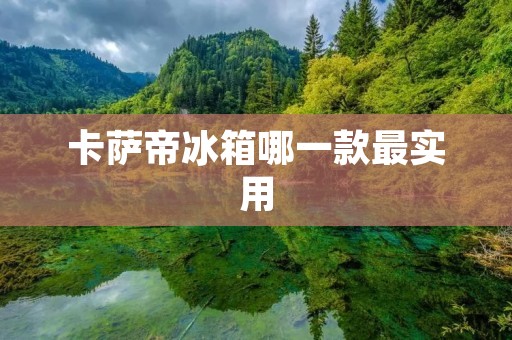 卡萨帝冰箱哪一款最实用