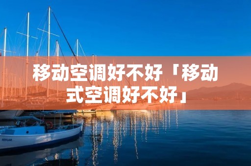 移动空调好不好「移动式空调好不好」 移动空调好不好「移动式空调好不好」