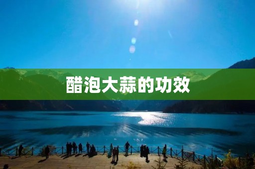 醋泡大蒜的功效：解毒养颜，抗菌祛病，降血脂降压